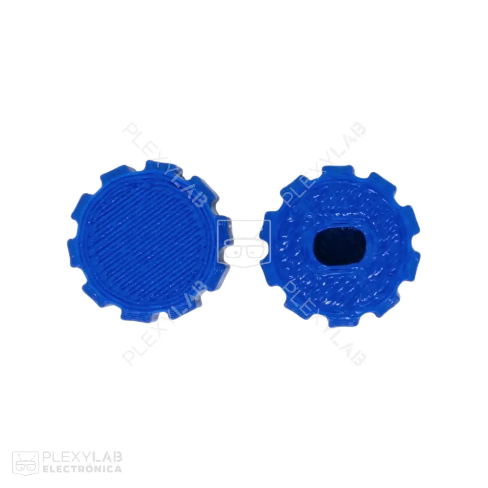 Par adaptadores para ruedas, llantas Minisumo (31x23 mm) de silicón con eje para motor TT_002