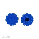 Par adaptadores para ruedas, llantas Minisumo (31x23 mm) de silicón con eje para motor TT_002