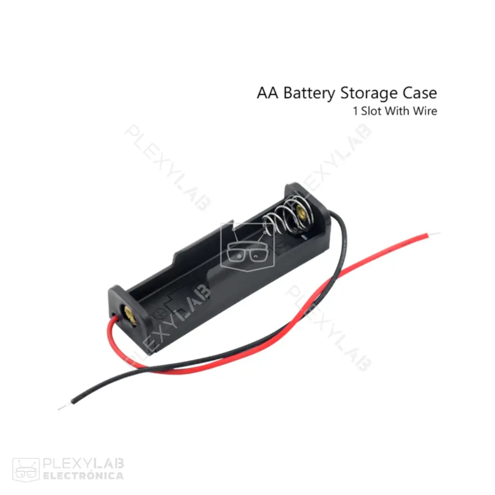 Caja porta pilas para pila AA