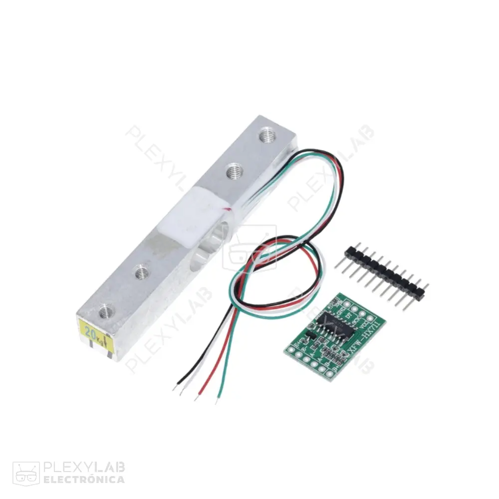 Sensor de peso con módulo HX711 y celda de carga