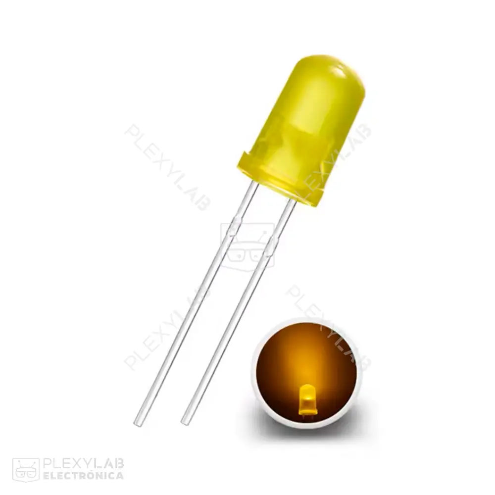 LED difuso de 5 mm