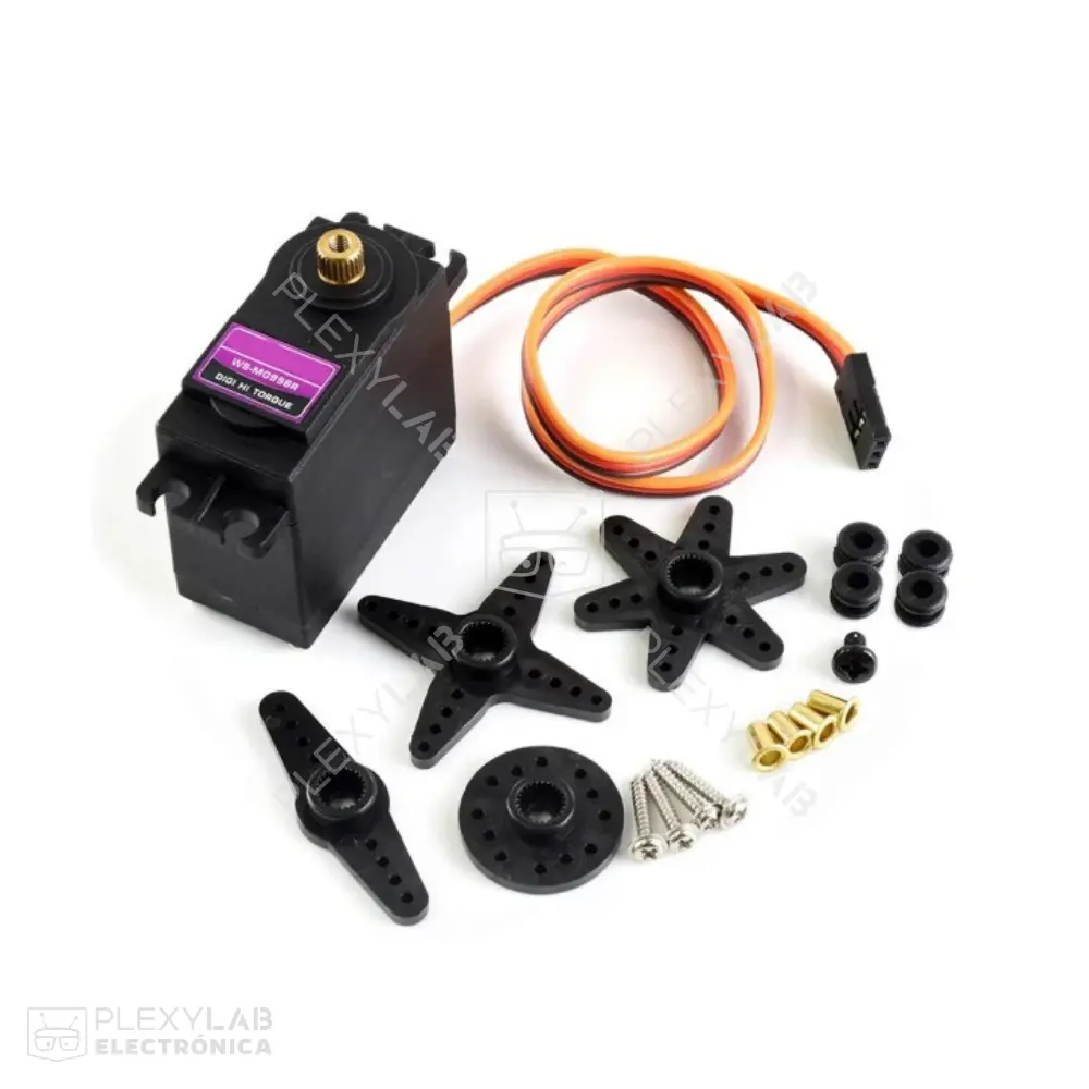 MG996R Servomotor de 13 kg/cm alto torque, engranajes metálicos