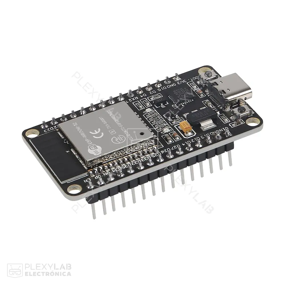 Módulo ESP32 con conector USB tipo C, driver CP2102, WiFi, Bluetooth, DevKitC ESP32-WROOM-32