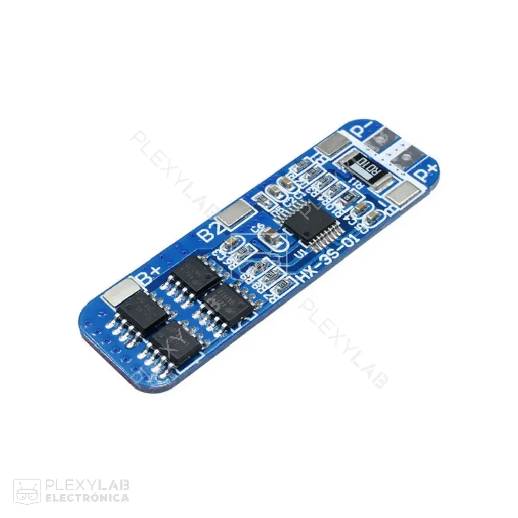 Módulo BMS balanceador y protección de baterías de litio de 3 celdas 3S 10A
