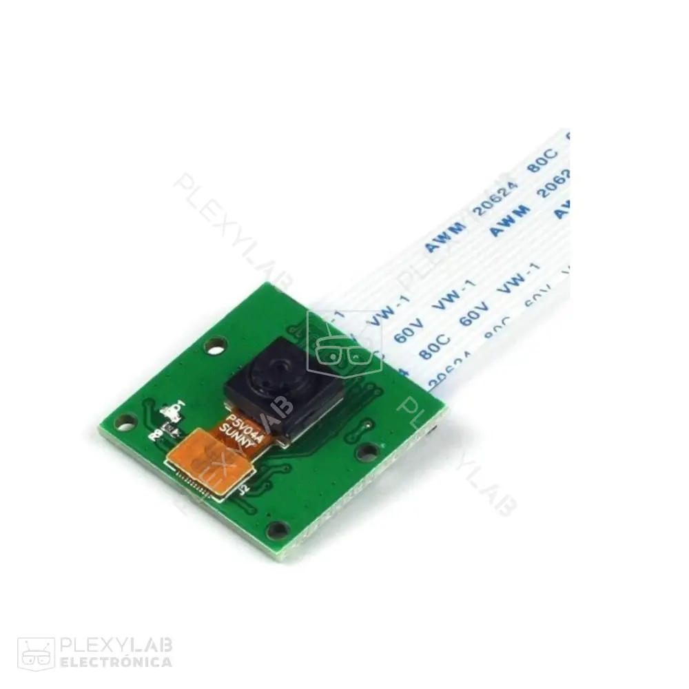 Cámara OV5647 V1.3 para Raspberry Pi, 5MP 1080p 30FPS, FOV 65°, incluye cable Flex CSI de 15 cm