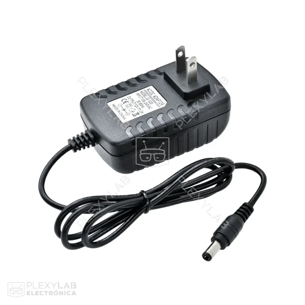 Fuente de alimentación de 12V 2A, plug de 5.5/2.1mm, compatible con jack de Arduino