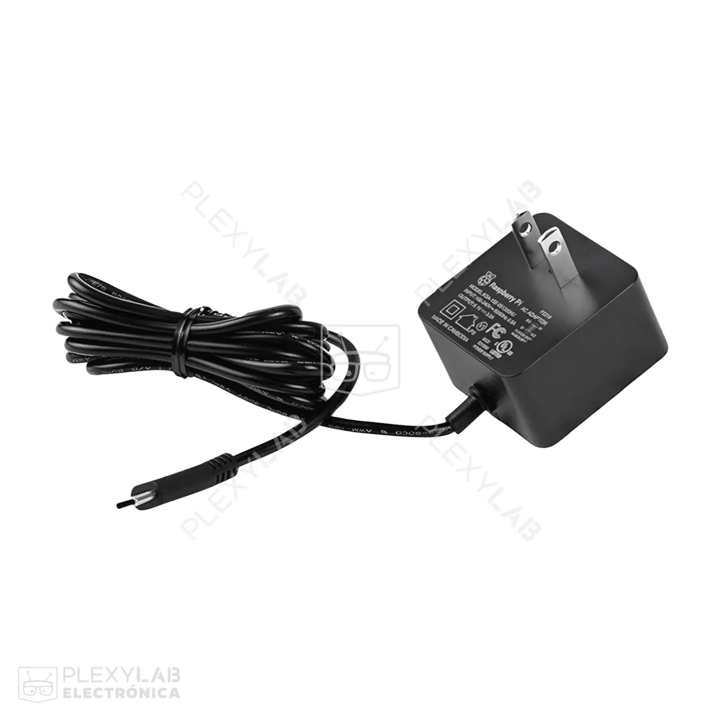 Fuente, cargador oficial para Raspberry Pi 4B, 5.1V 3A