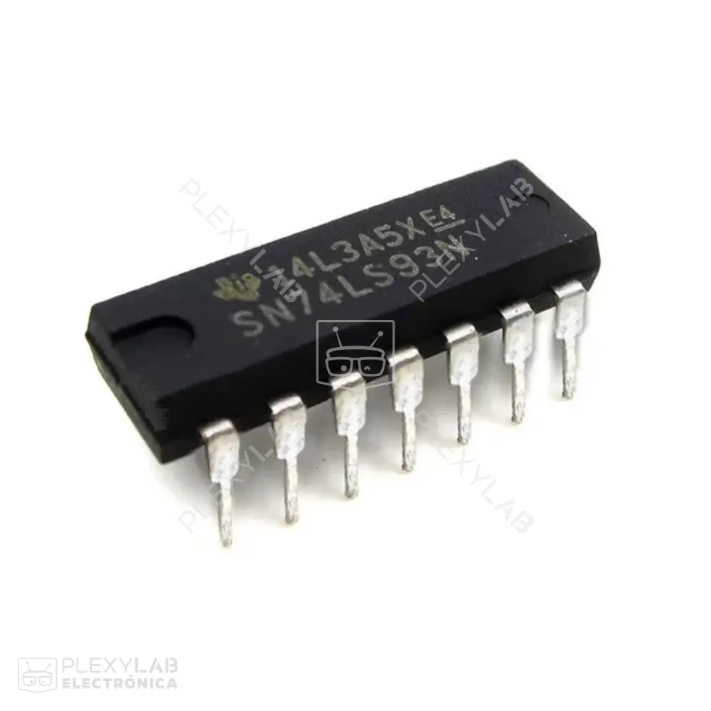 Circuito integrado 74LS93 contador de decadas