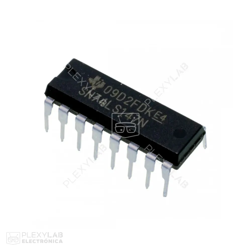 Circuito integrado 74LS147 codificador de 10 líneas a 4 líneas