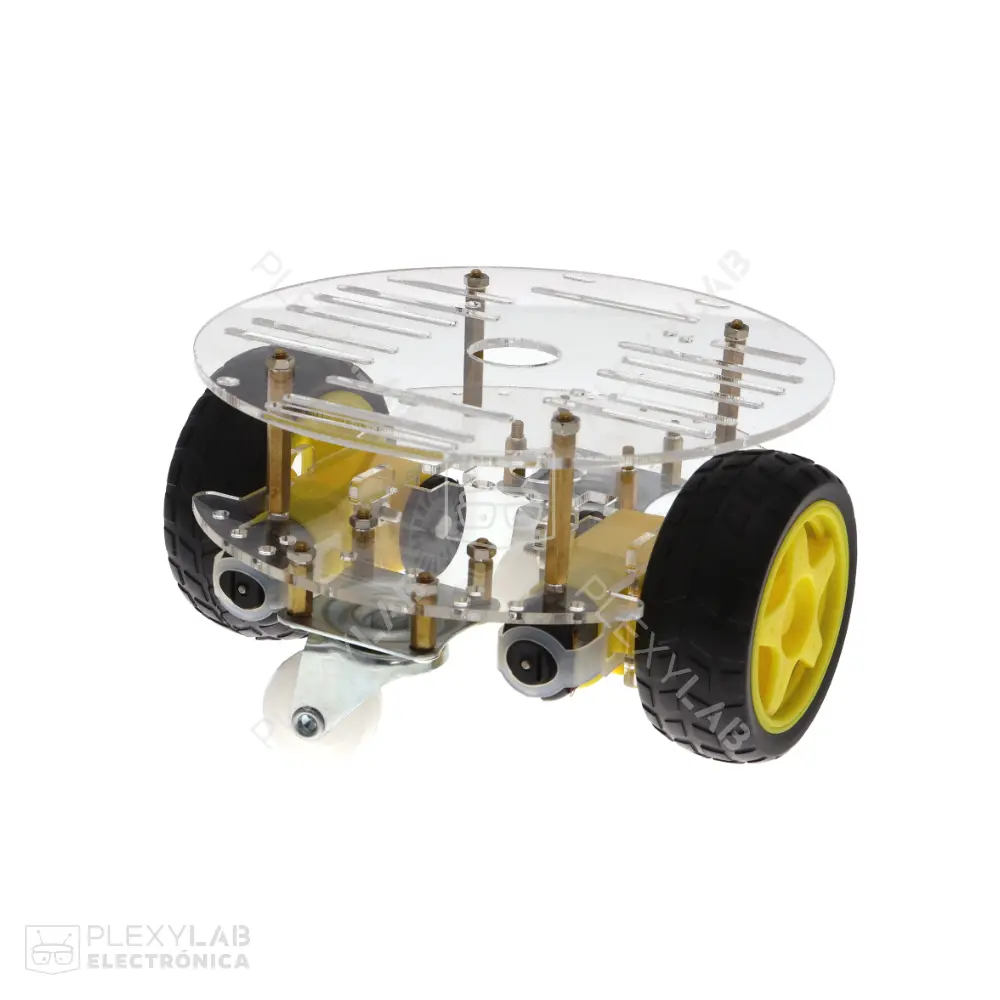 Kit chasis 2WD circular carro para Arduino
