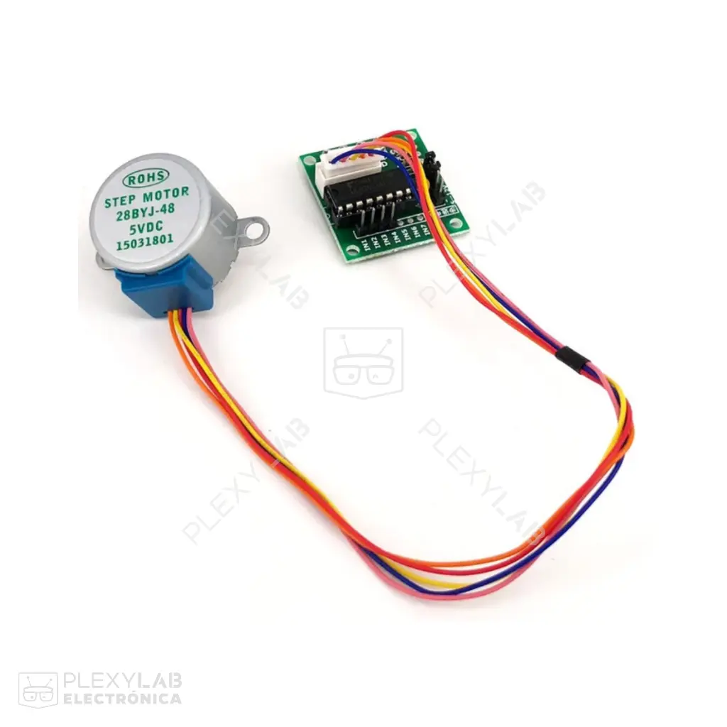 Kit motor paso a paso 28BYJ-48 5V y driver ULN2003