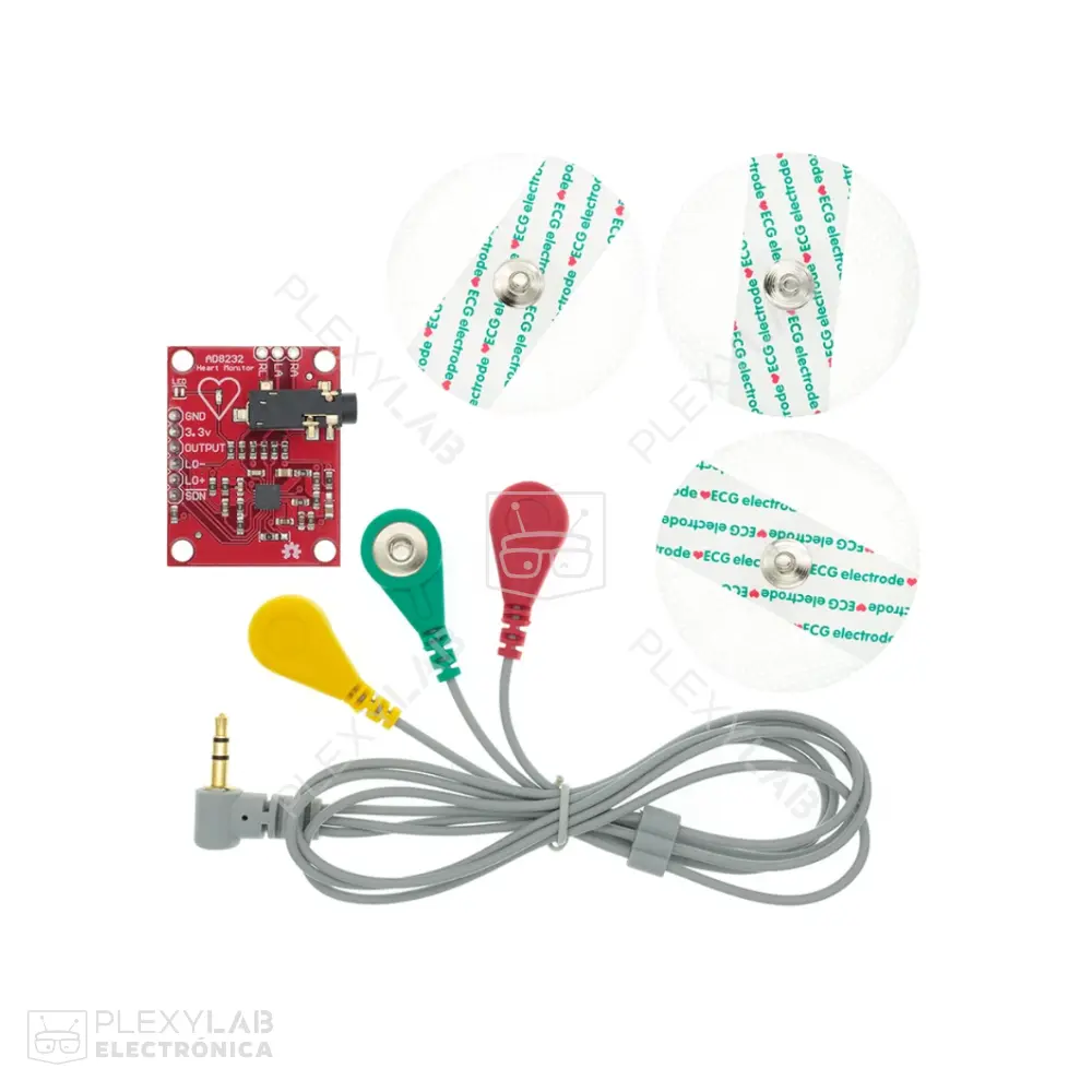 Módulo ECG AD8232 para medición de pulso/ritmo cardíaco