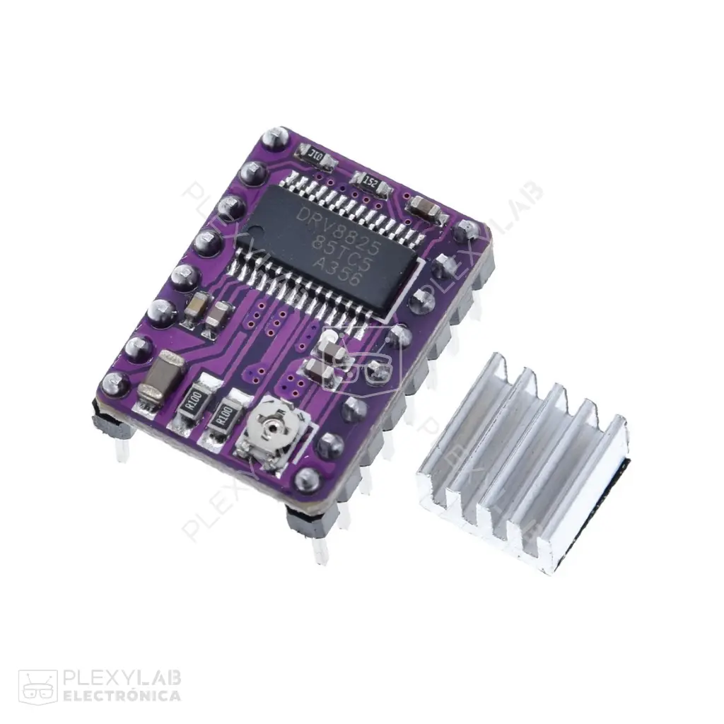 Controlador DRV8825 driver para motor a pasos impresora 3D y máquina CNC
