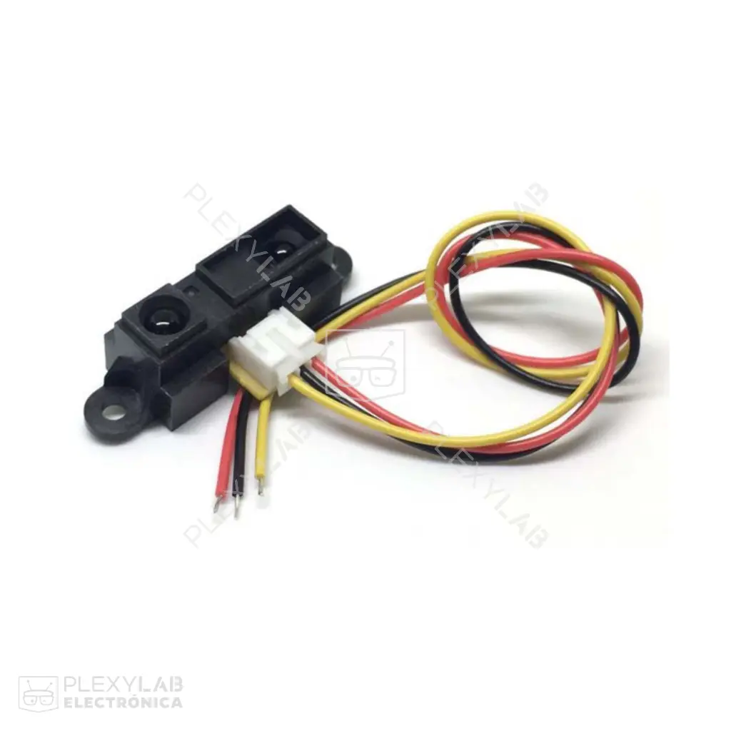Módulo sensor de distancia sharp GP2Y0A21YK0F con rango de medición de 10 a 80 cm