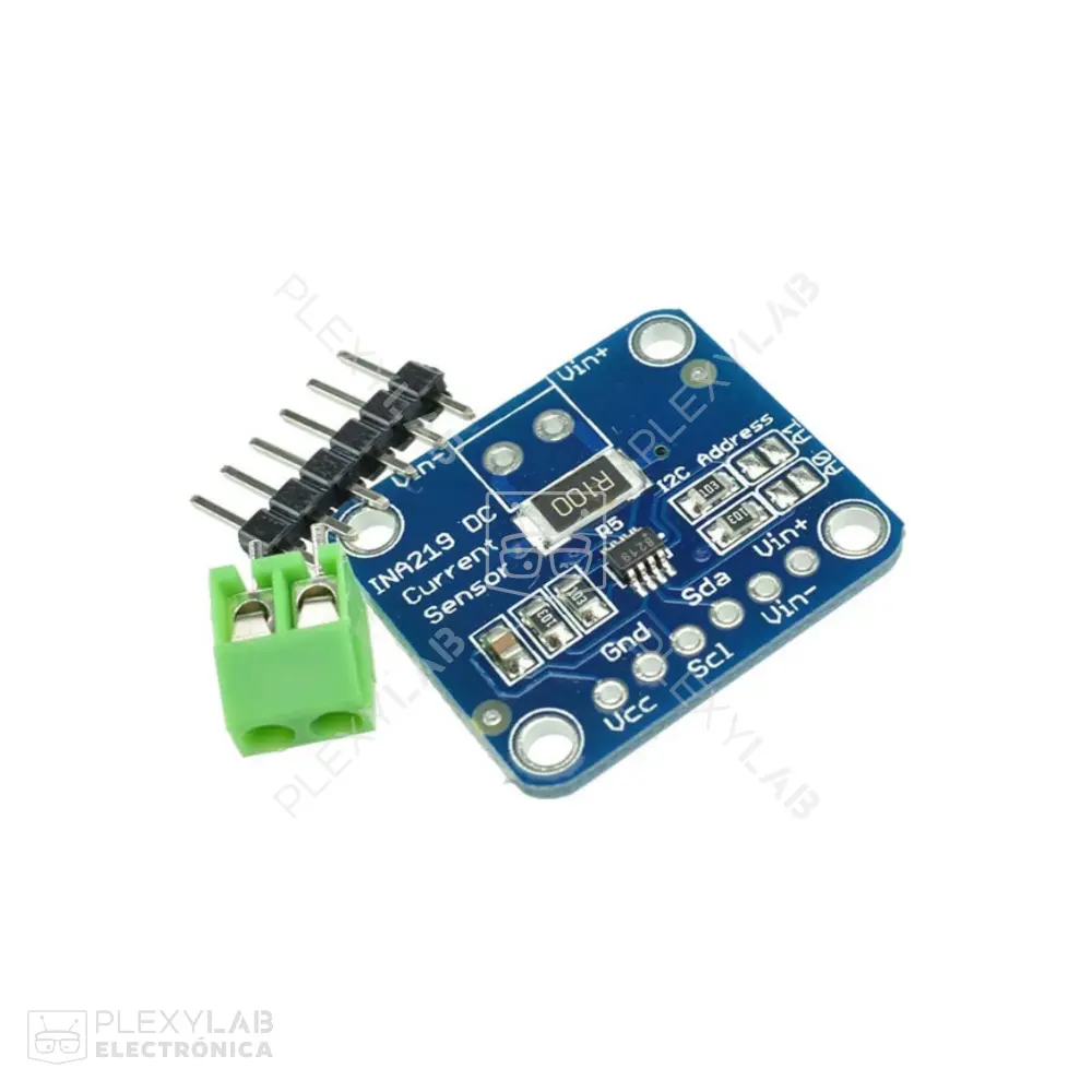 Módulo sensor de corriente INA219 con interfaz I2C para Arduino