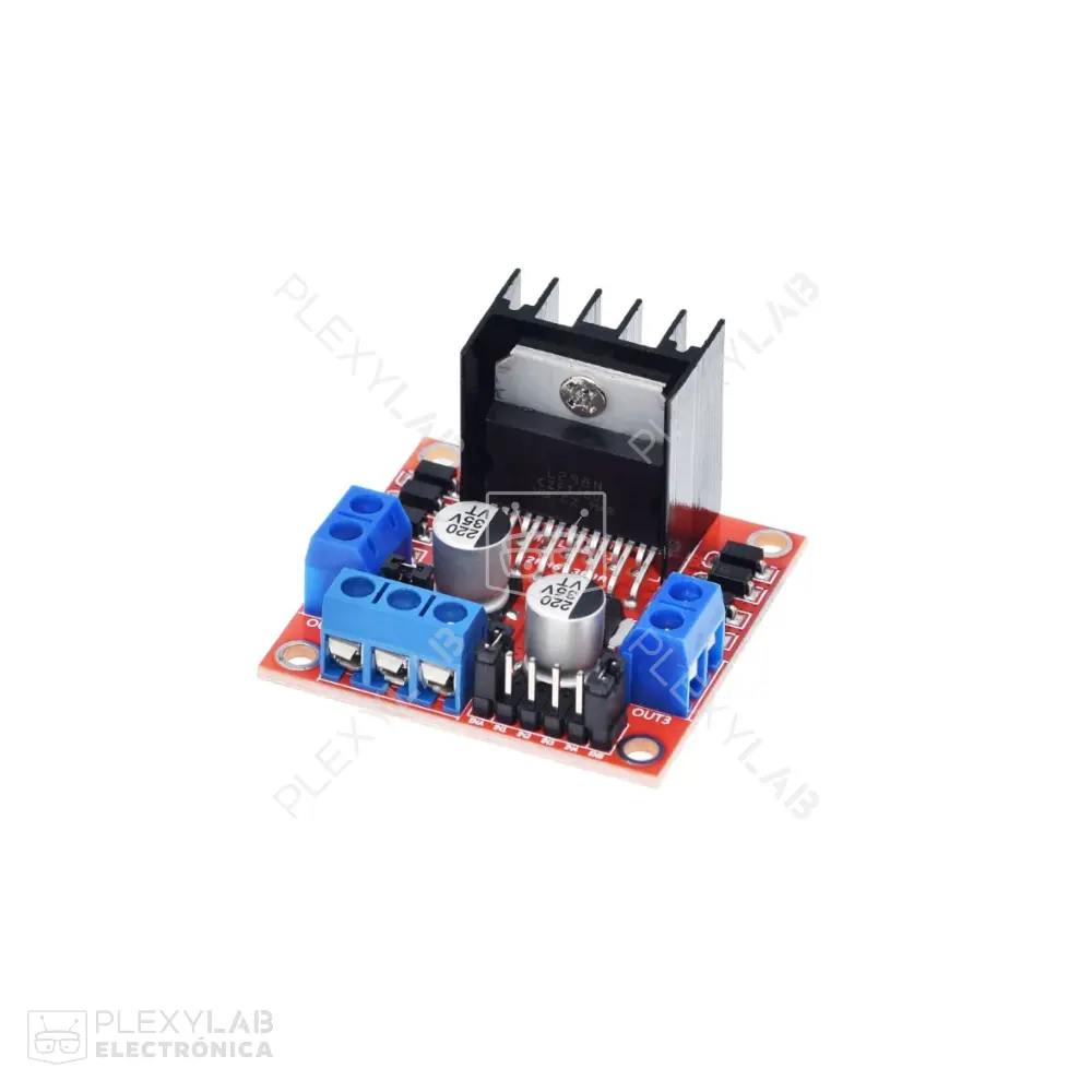 Módulo driver controlador de motores Puente H L298N