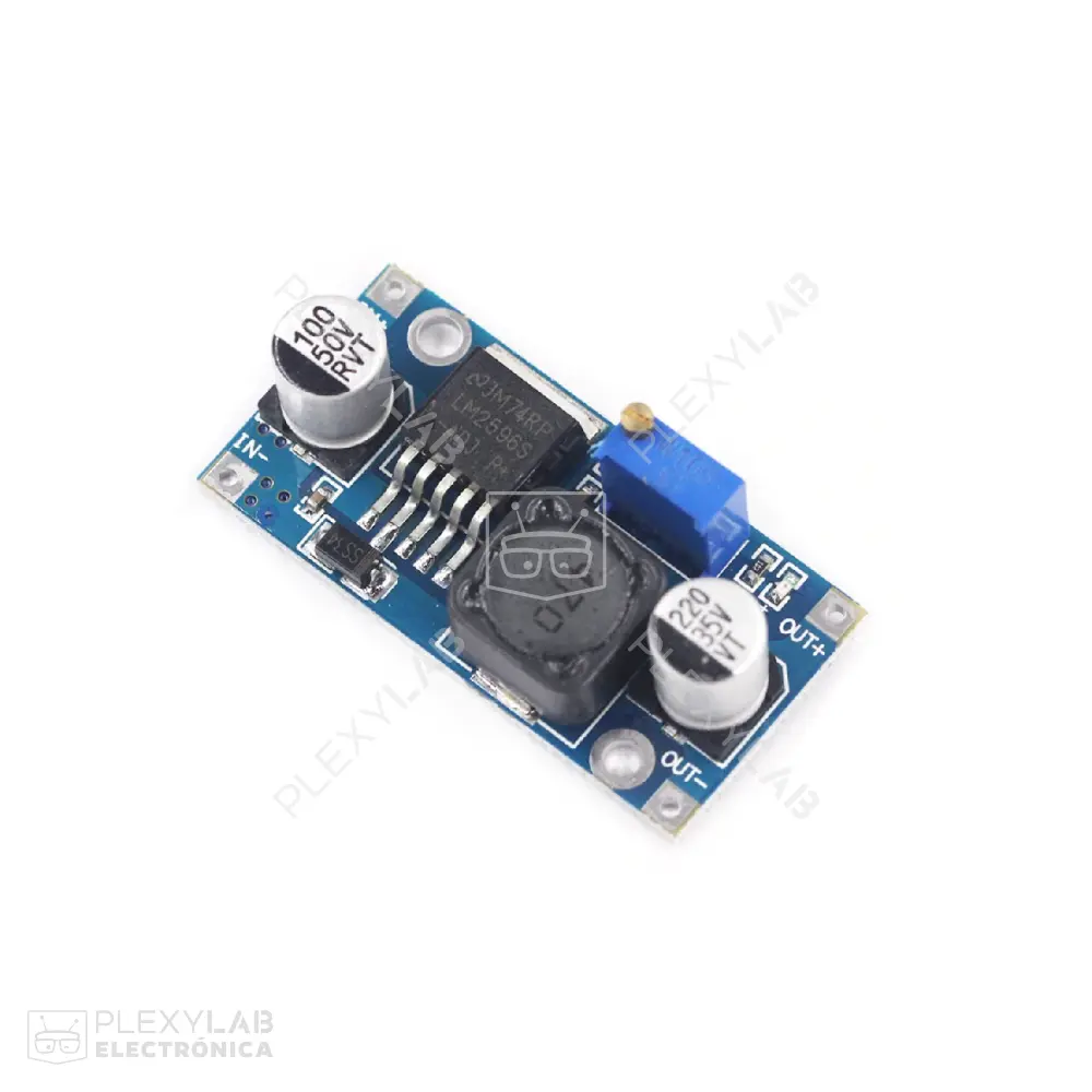 Módulo regulador de voltaje Step Down LM2596 3A DC-DC BUCK ajustable
