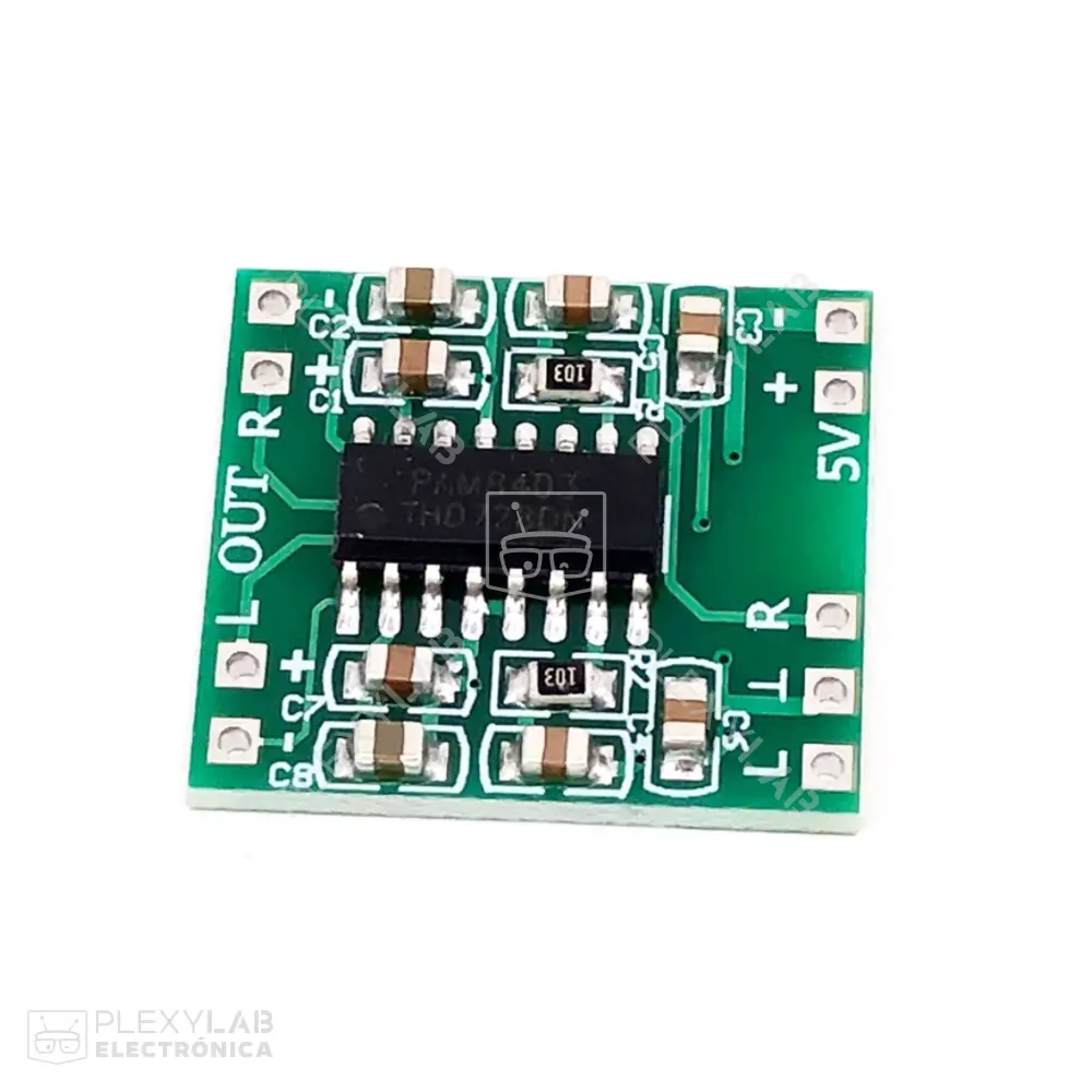 Módulo mini amplificador de audio 5V PAM8403 para Arduino