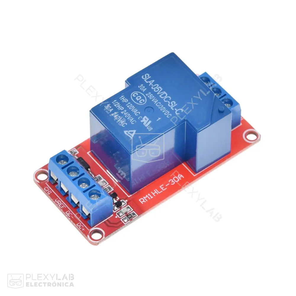 Módulo relé de 5V 30A de 1 canal con optoacoplador