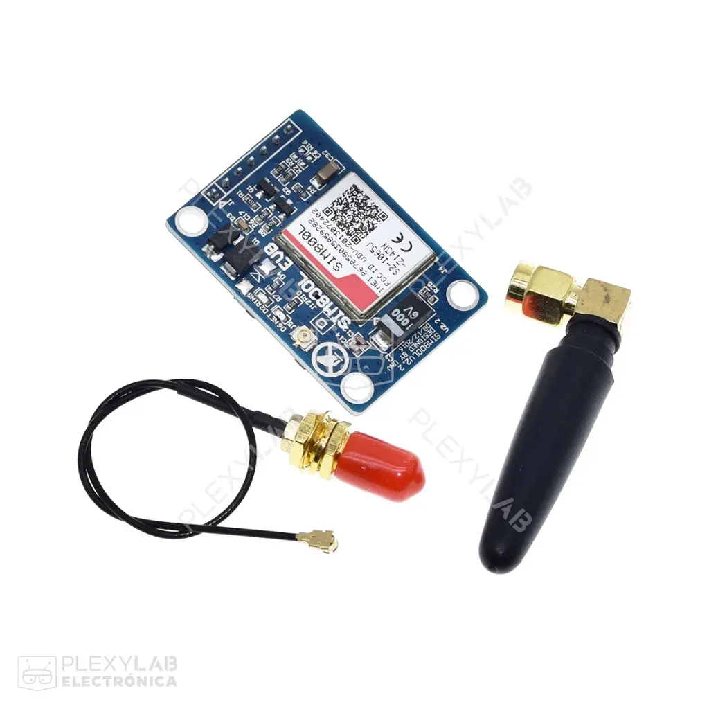 Módulo SIM800L V2 GSM GPRS con antena externa, compatible con Arduino