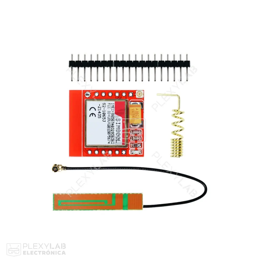 Mini módulo SIM800L GSM GPRS con antenas, compatible con Arduino