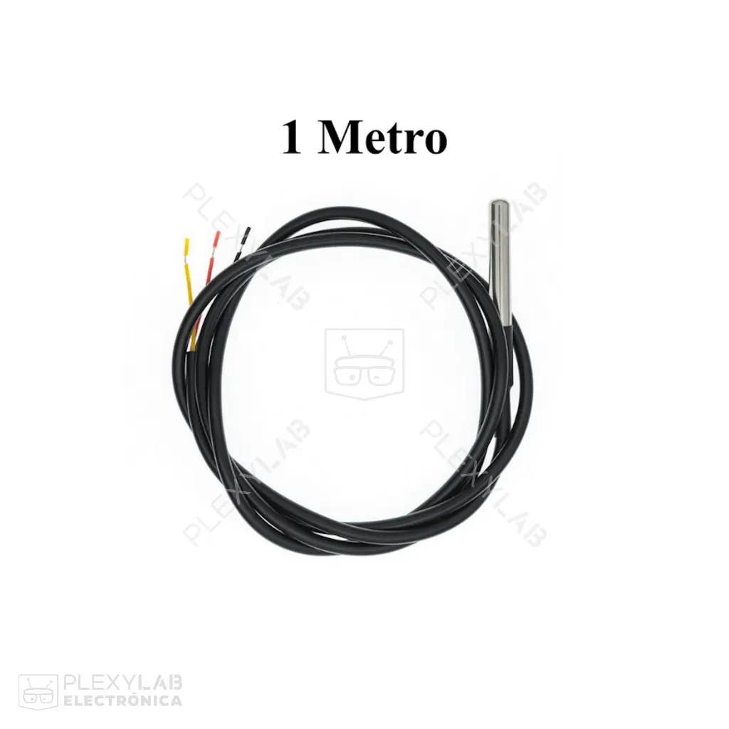 Sonda sensor de temperatura DS18B20, longitud 1 metro