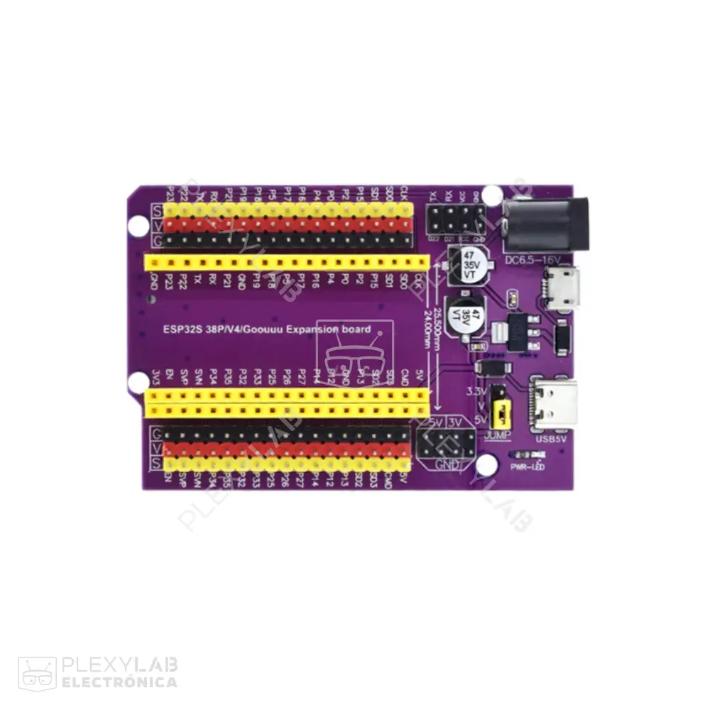 Módulo shield tarjeta de expansión para módulo ESP32 de 38 pines