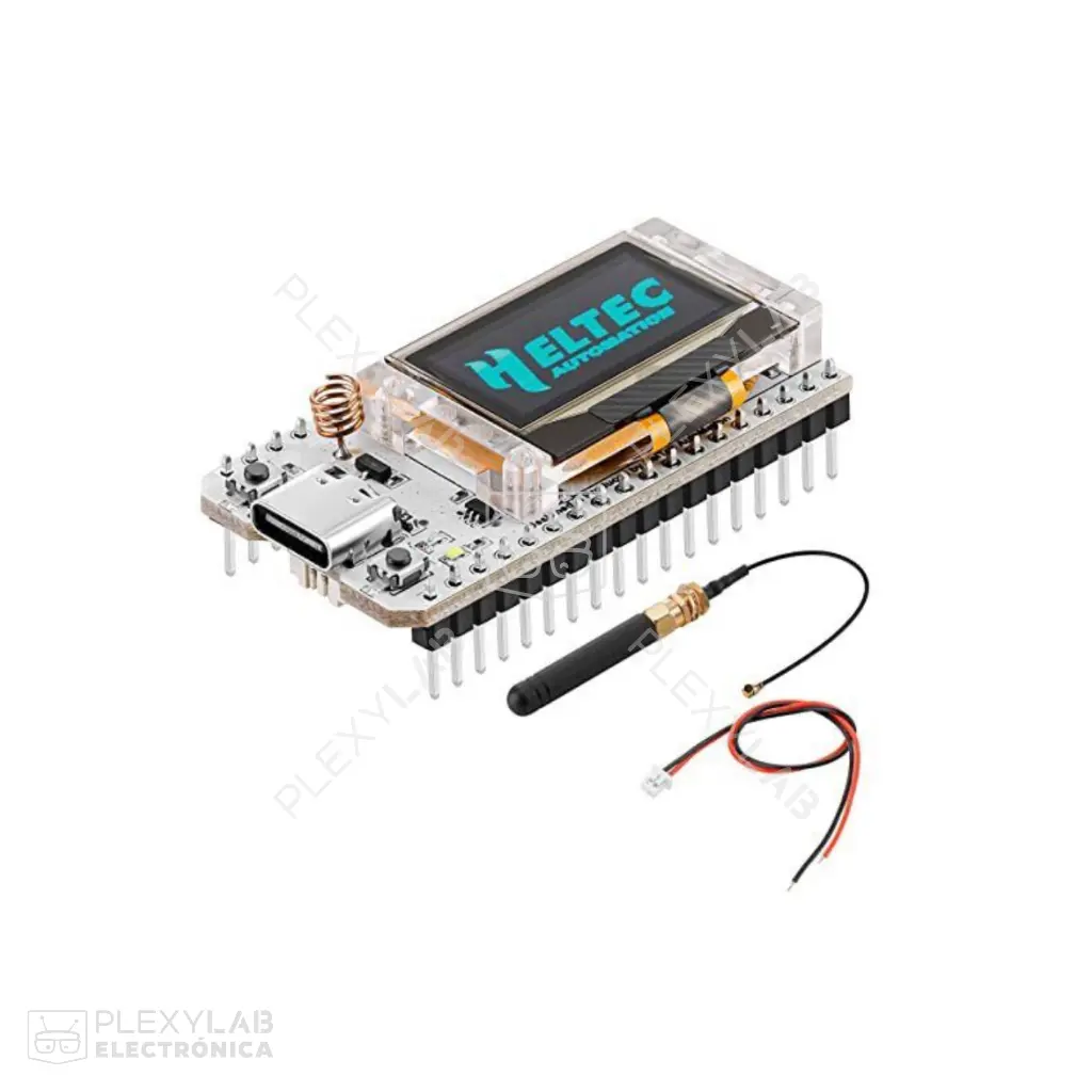 Tarjeta de desarrollo Heltec WiFi LoRa 32 V3 SX1262 de 915 MHz ESP32 con Bluetooth y pantalla OLED 