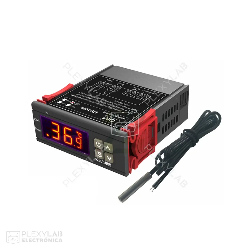 Controlador termostato digital incubadora STC-1000 110 VAC