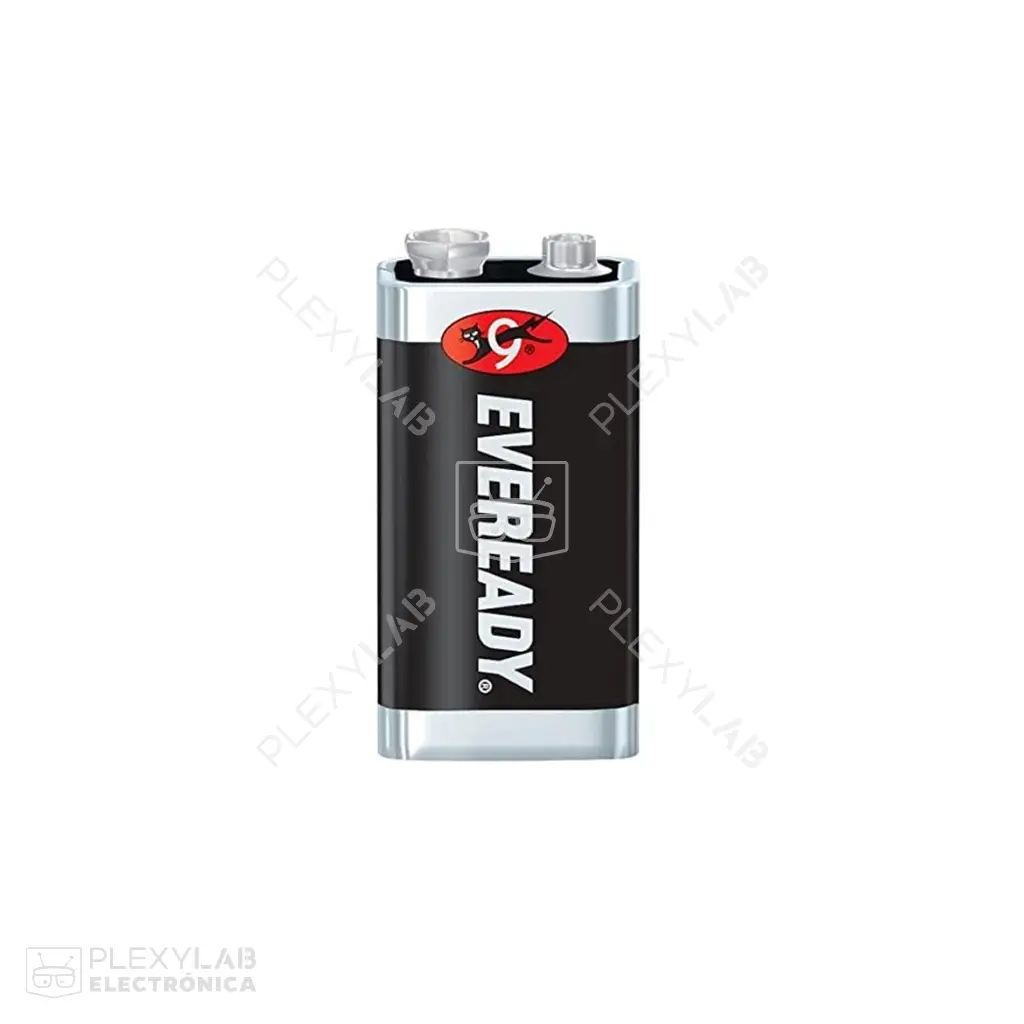 Batería de 9V marca PKCELL modelo 6LR61 ultra alcalina
