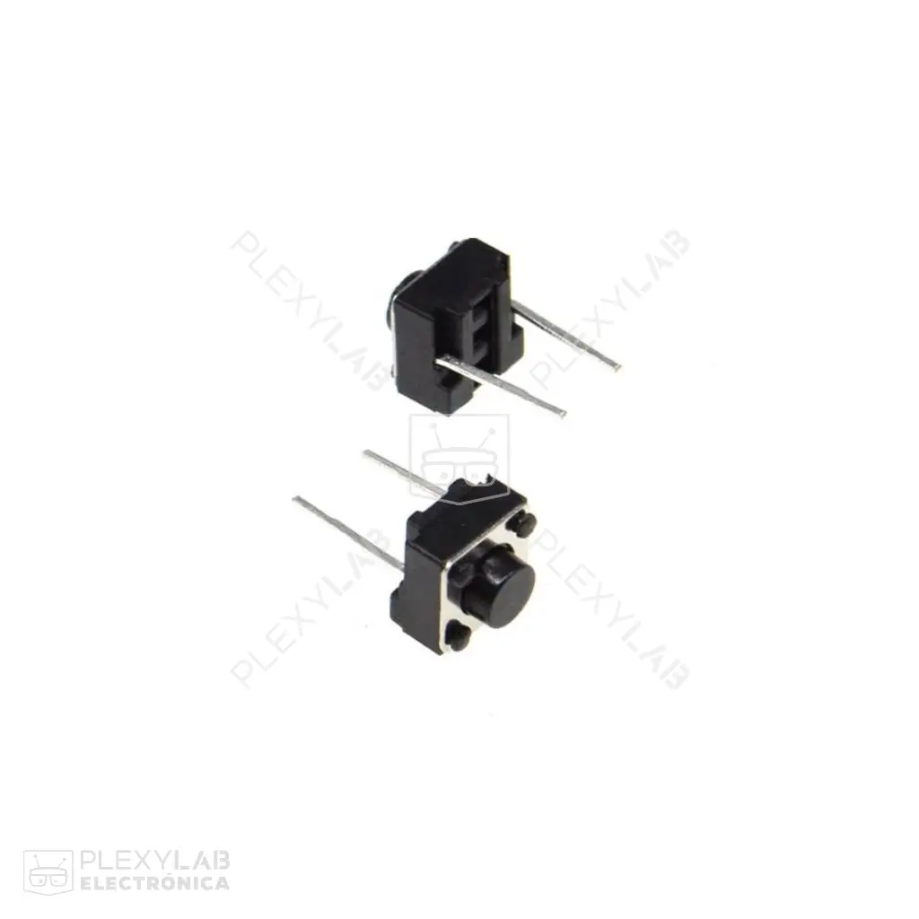 Pulsante pulsador de 2 pines de 6x6x5 mm