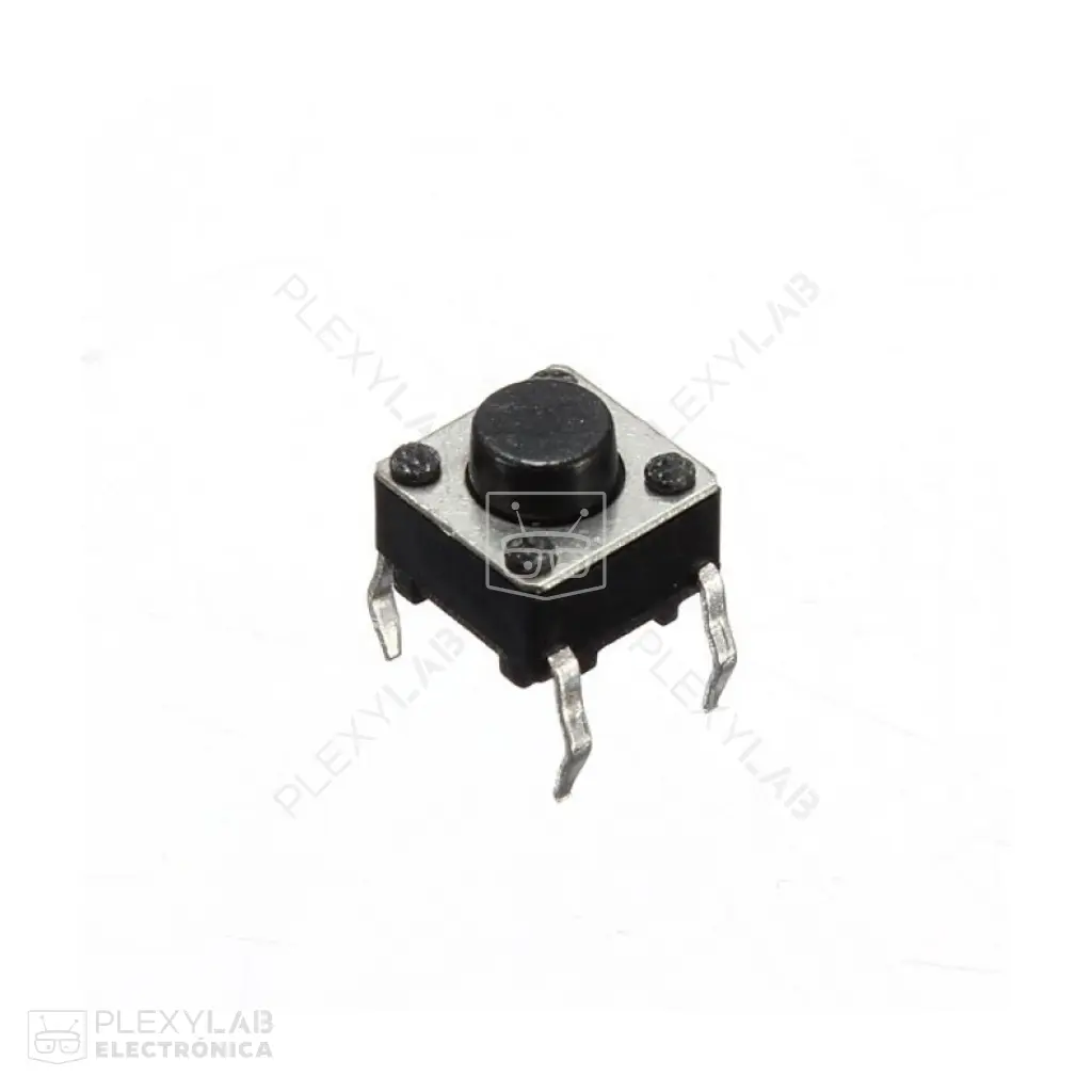 Pulsante pulsador de 4 pines de 6x6x5 mm