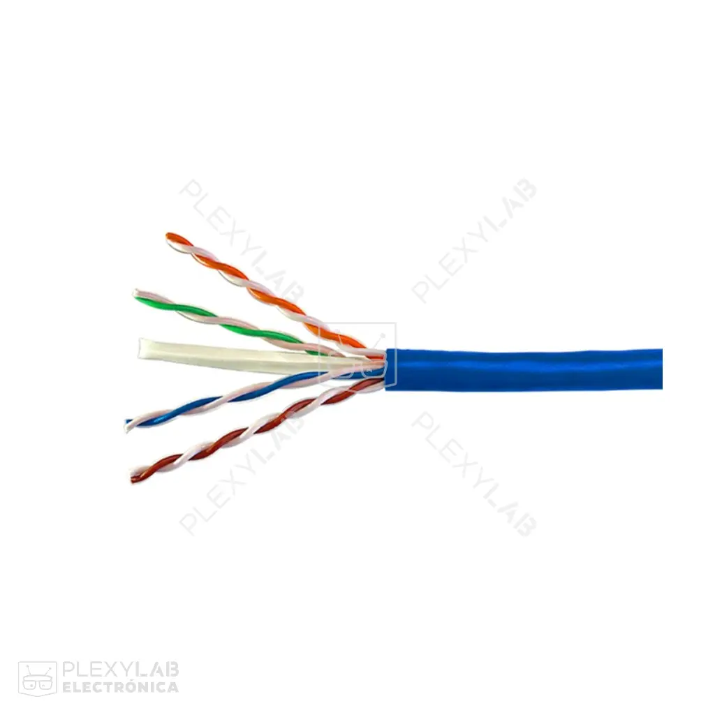 Cable multipar UTP CAT. 6, AWG 23, 4 pares, 1 metro