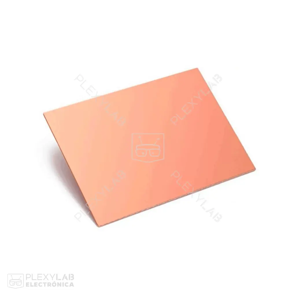 Placa fenólica (baquelita) para PCB, un lado, 100x150 mm