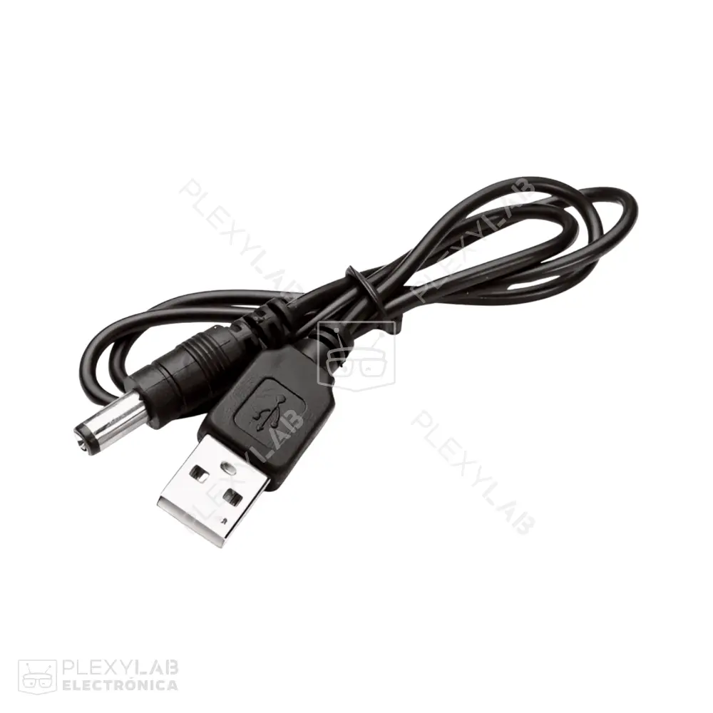 Cable USB de 5V a Plug de 5.5x2.1 mm