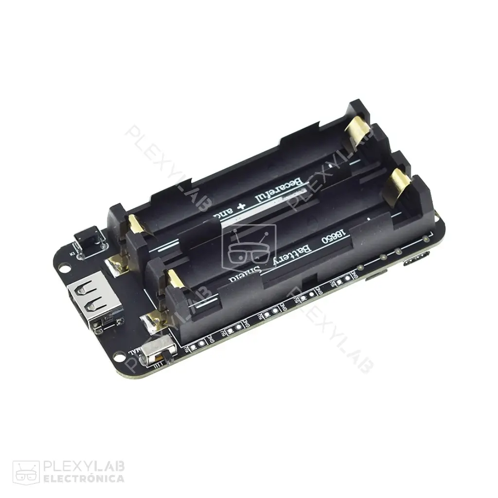 Módulo shield de expansión dual V8 2x18650 baterías de litio