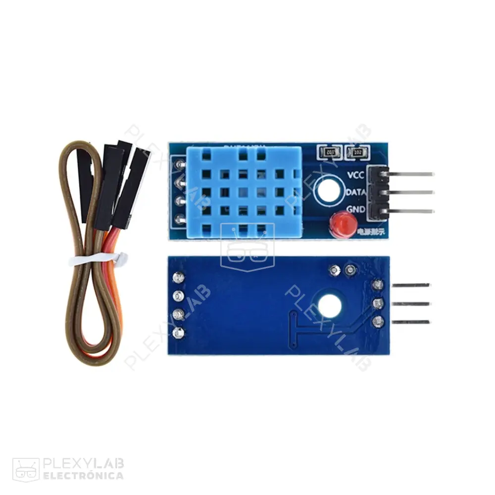 Módulo sensor de temperatura y humedad DHT11 con LED