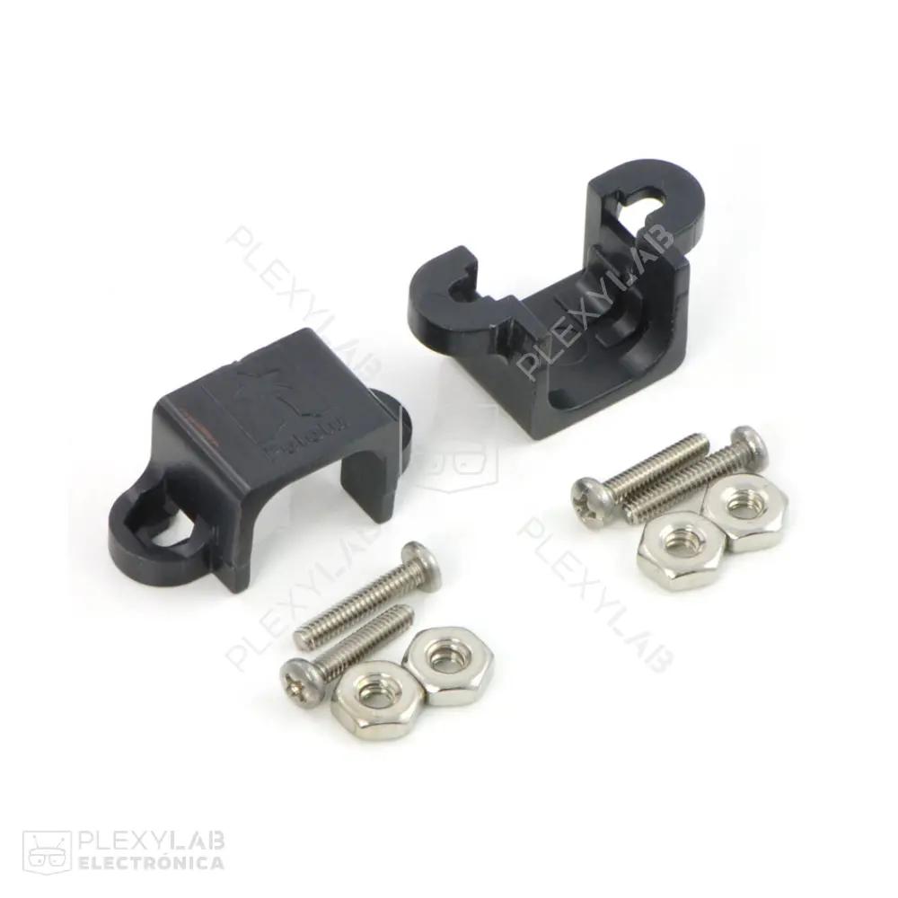 Par de soportes para GA12-N20 micro motorreductor brackets de Pololu para micromotor con engranajes de metal