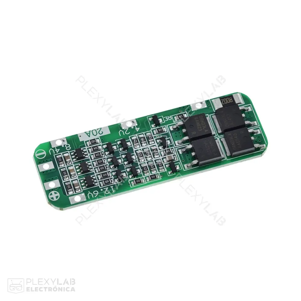 Módulo BMS balanceador y protección de baterías de litio de 3 celdas 3S 20A