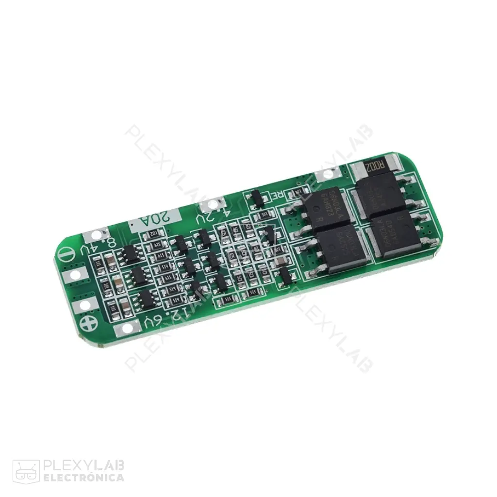 Módulo BMS balanceador y protección de baterías de litio de 3 celdas 3S 20A
