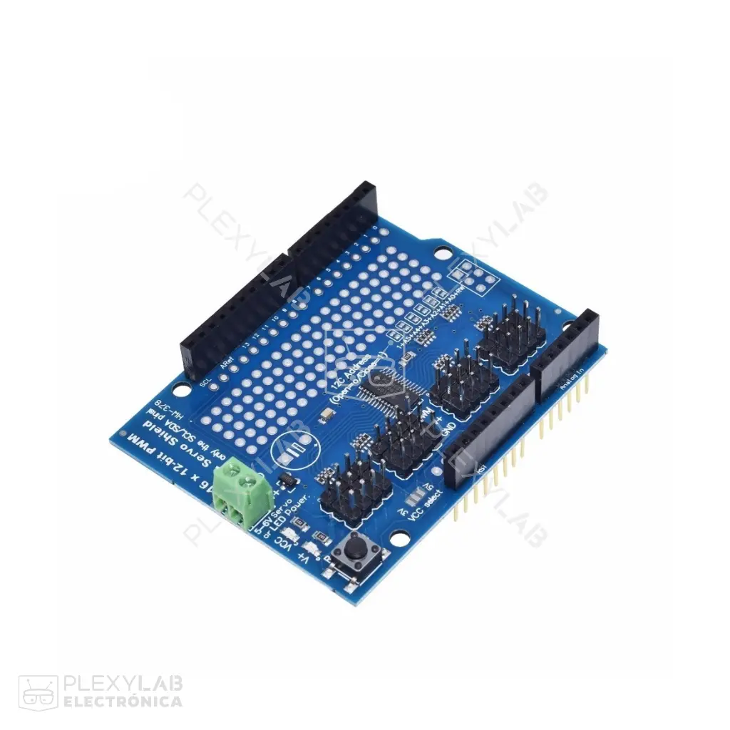 Shield Control de Motores v2 MOSFET PCA9685 para Arduino - I2C y PWM Driver