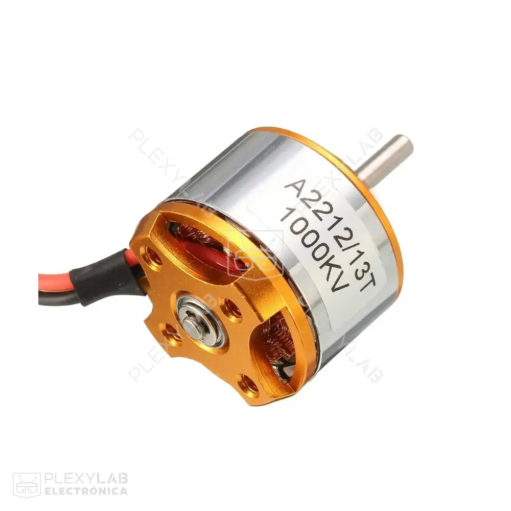 Motor brushless A2212/13T 1000KV sin escobillas con conectores soldados