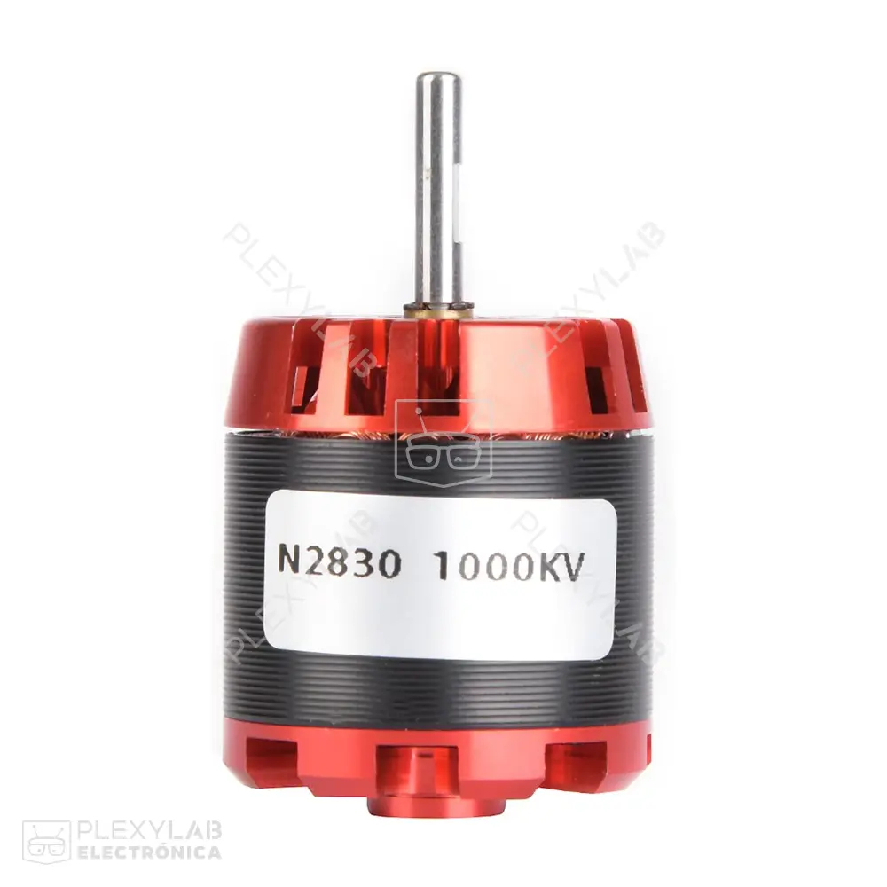 Motor brushless N2830 1000KV sin escobillas con conectores soldados
