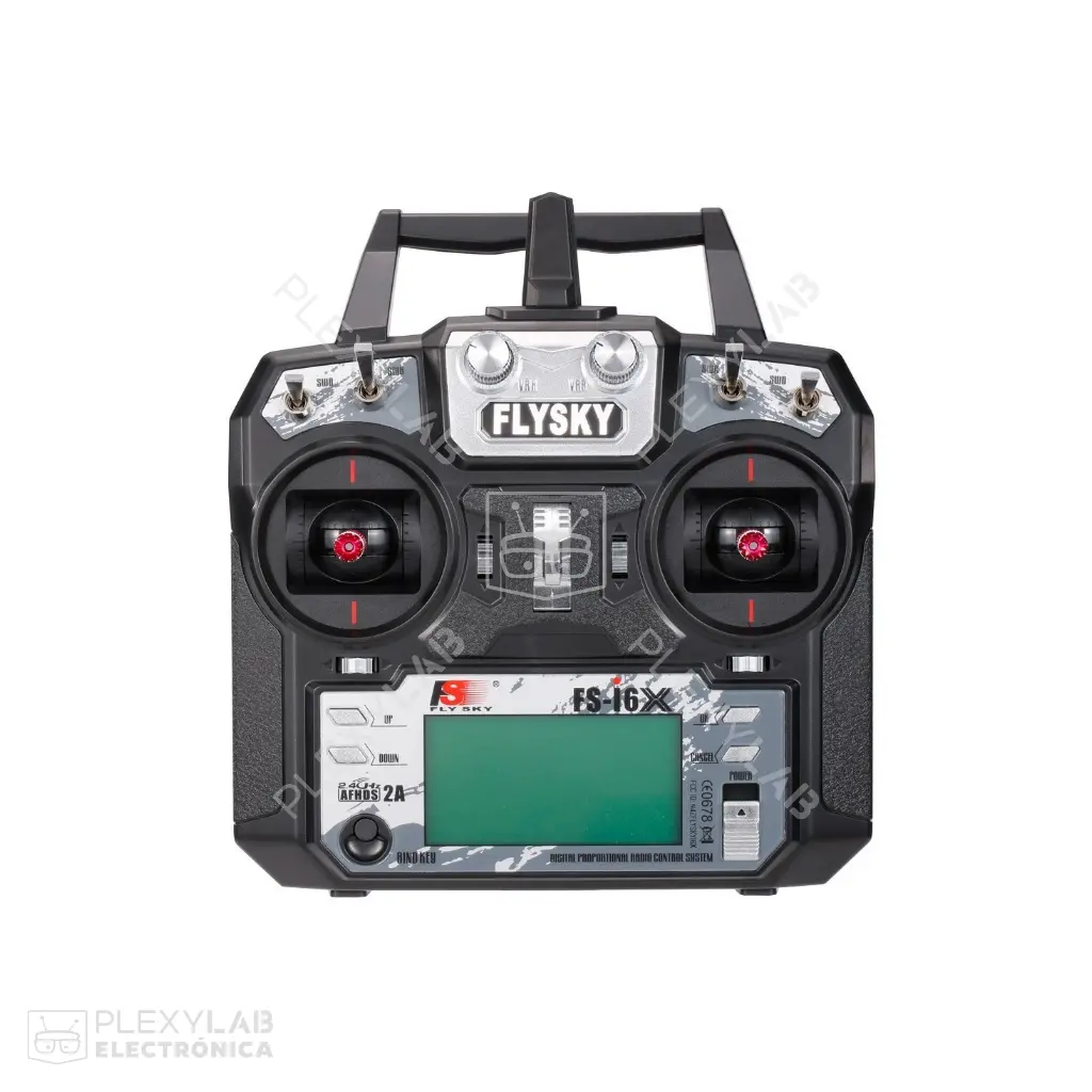 Radio control remoto RC RF FlySky FS-i6X de 10 canales con receptor IA10B, para vehículos, drones