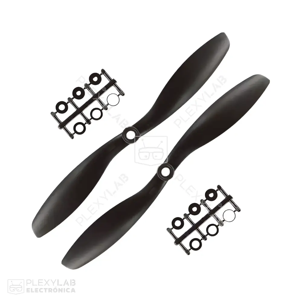 Par propela hélice 8045 CW CCW, positiva y negativa, sentido horario y antihorario, hélice de plástico para drones