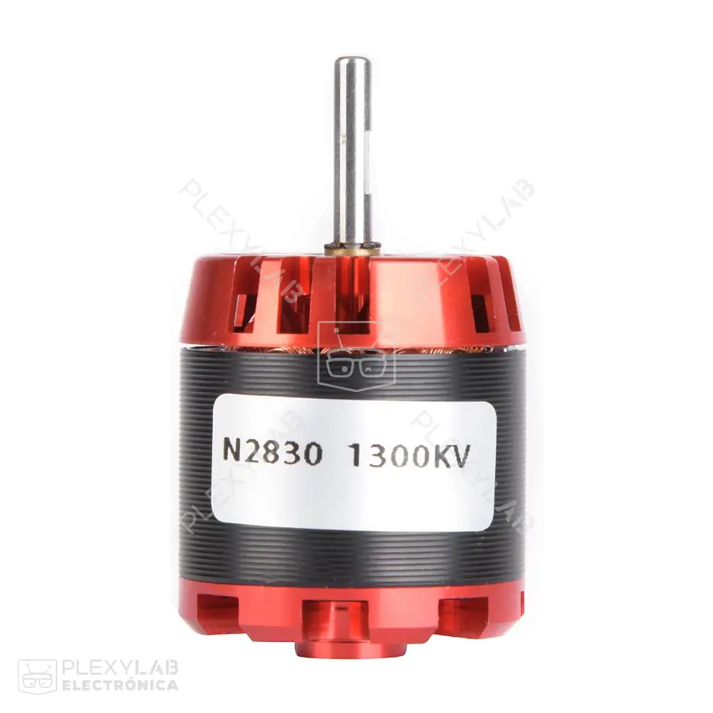 Motor brushless N2830 1300KV sin escobillas con conectores soldados