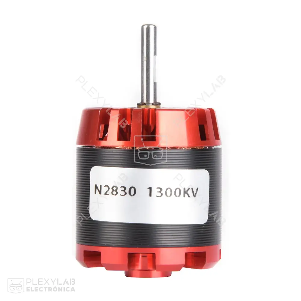 Motor brushless N2830 1300KV sin escobillas con conectores soldados