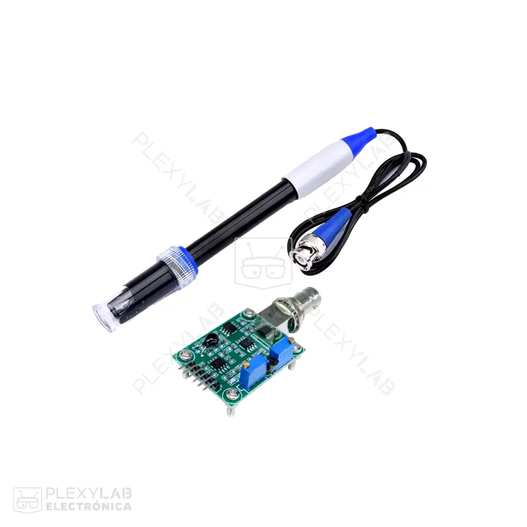 Módulo sensor de PH PHO-14 para líquido, incluye placa de control y sonda con conector BNC