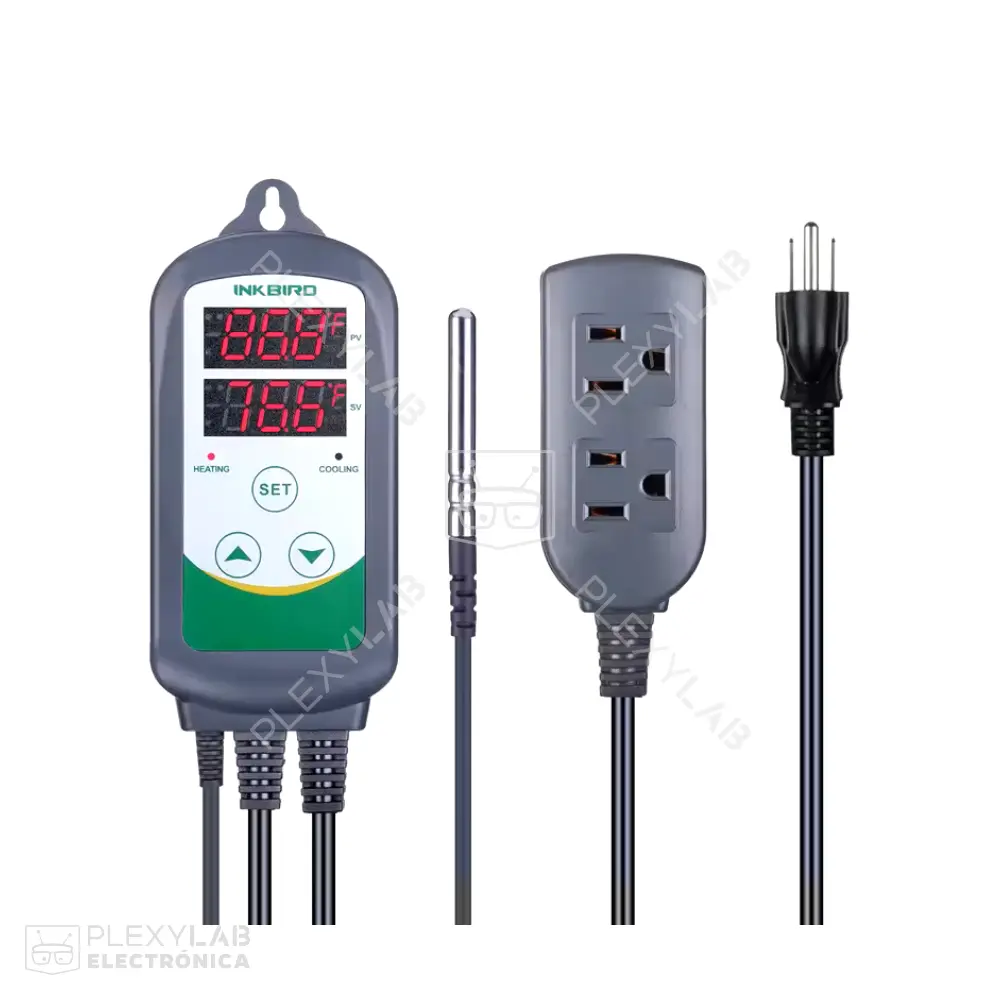Termostato digital ITC-308, INKBIRD 1000W 110/220 VAC 10 A