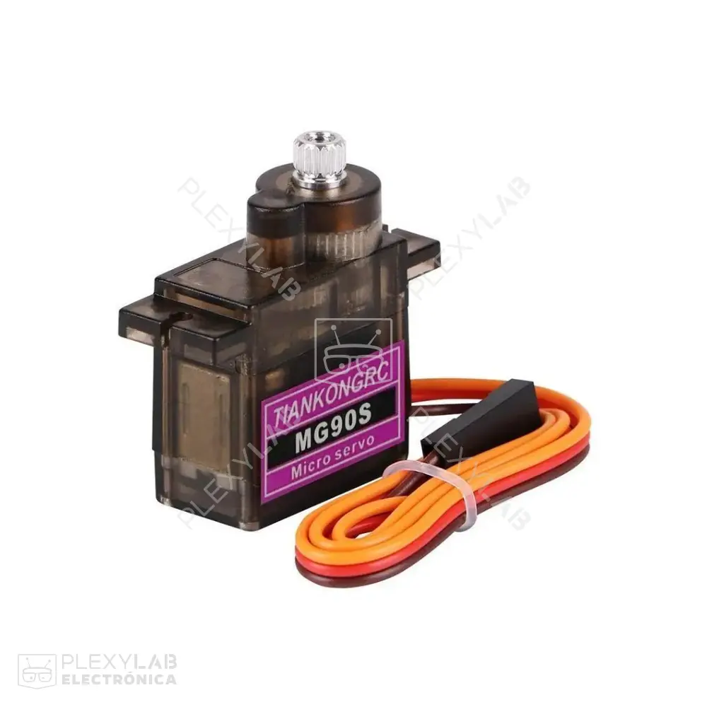 MG90S (All-metal) Micro servomotor de 2.5 kg/cm engranajes de metal